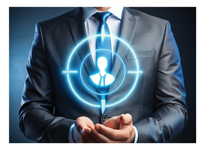 Speaker addressing an audience